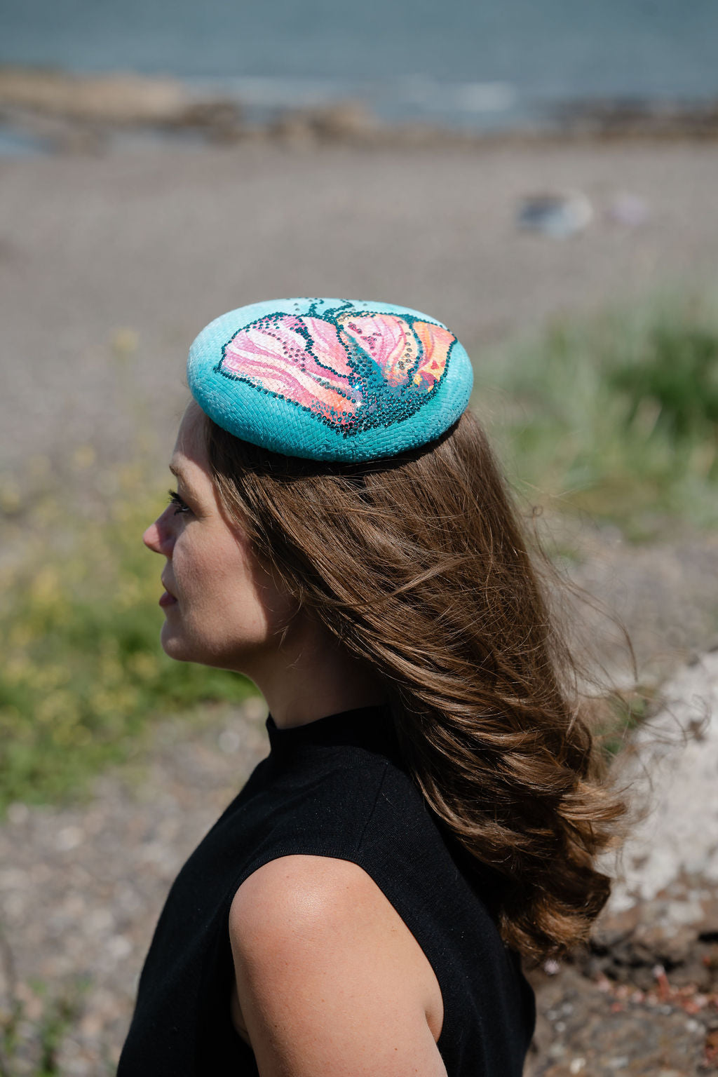 Cece Watercolour Fascinator