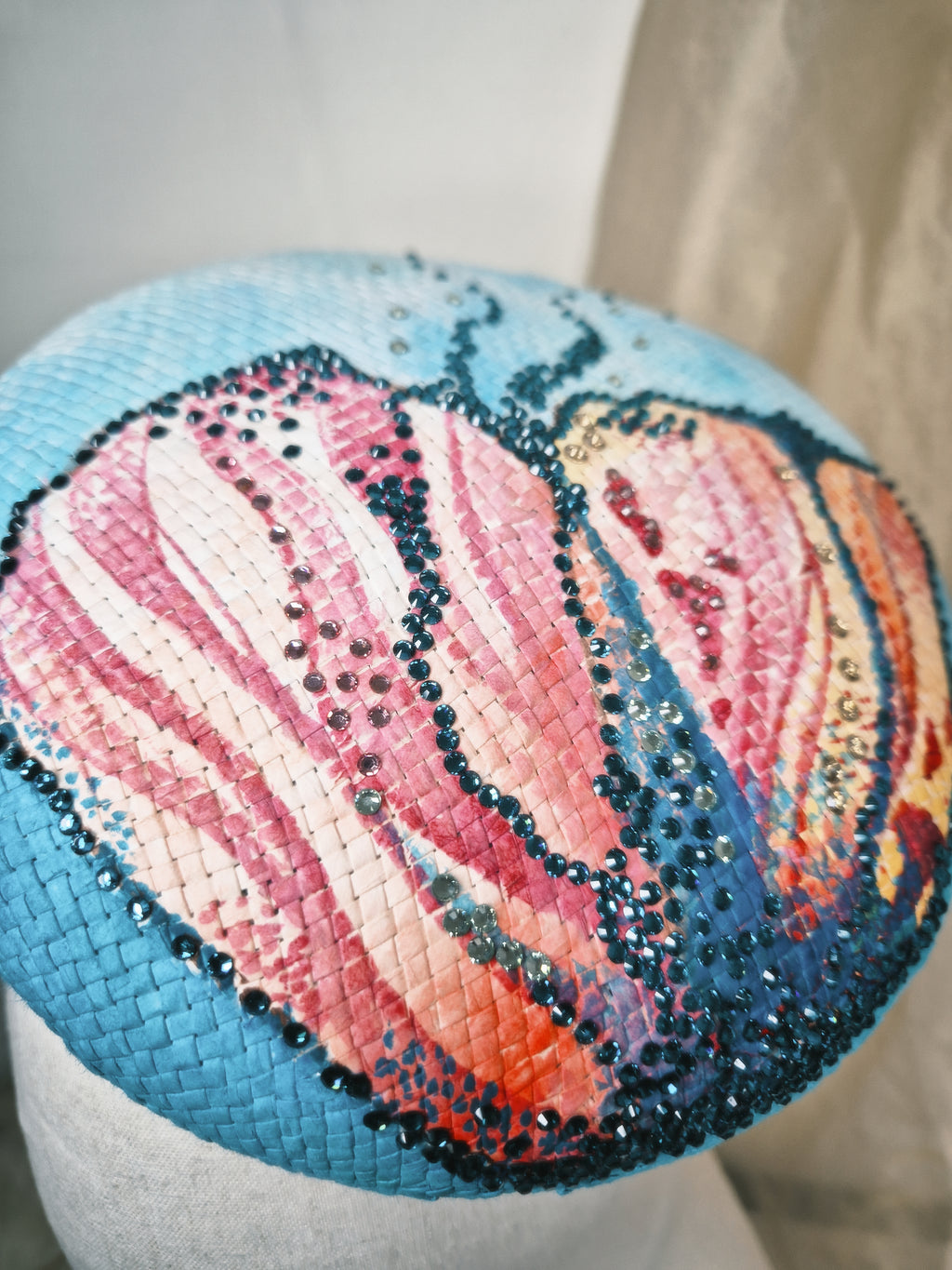 Cece Watercolour Fascinator